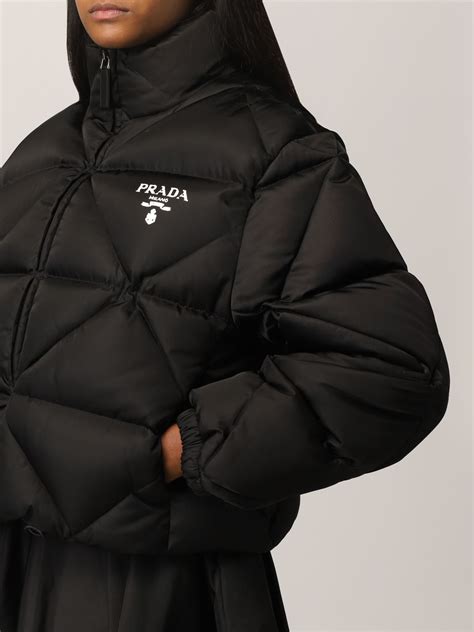 prada jacket fake|prada nylon jacket women's.